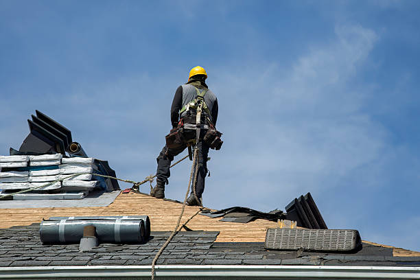 Professional Roofing technician working in Rock Creek, MN